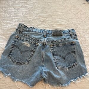 Vintage Silvertab Levi’s jean shorts
